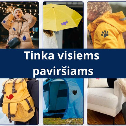 Lipnūs drabužių taisymo pleistrai (8 spalvų rinkinys) – greitas skylučių taisymas be siuvimo