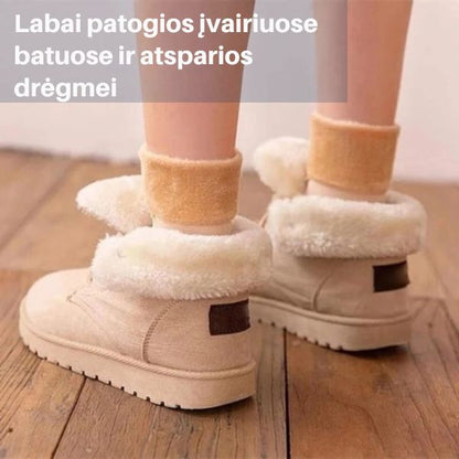 Minkštos termo kojinės su fliso pamušalu (komplektą sudaro 8 poros) – šiltos ir jaukios