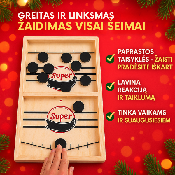 Interaktyvus stalo žaidimas su katapulta – linksmybės visai šeimai