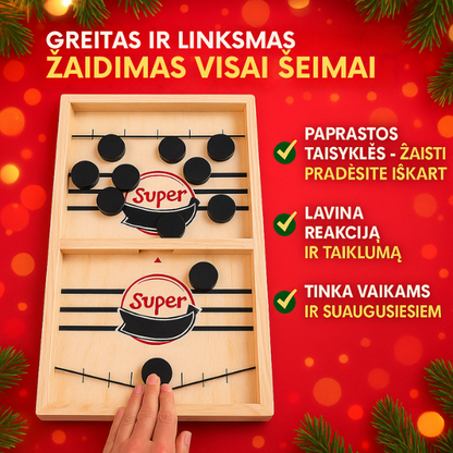 Interaktyvus stalo žaidimas su katapulta – linksmybės visai šeimai