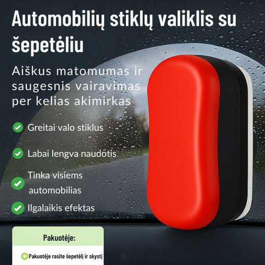 Automobilių stiklų valiklis su šepetėliu – aiškus matomumas ir saugesnis vairavimas