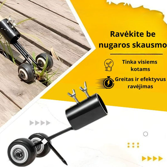 Ravėjimo įrankis - ravėkite atsistoję, be nugaros skausmo