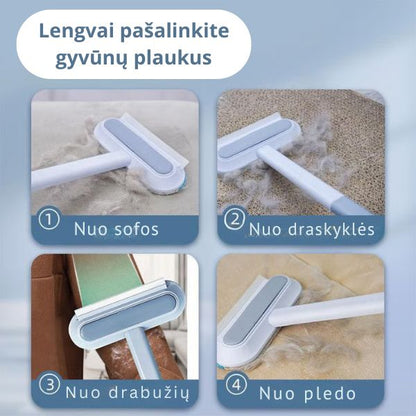 Universalus valymo šepetys su prailginamu kotu
