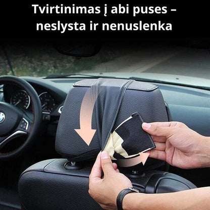 Ortopedinė automobilio nugaros atrama – apsauga nuo skausmo ir patogumas vairuojant