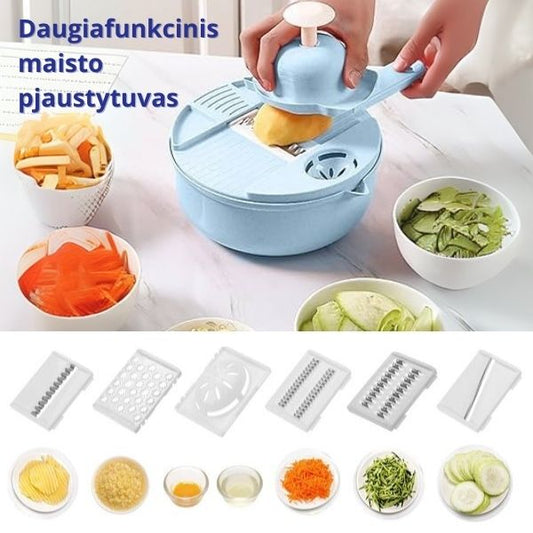 Daugiafunkcinis maisto pjaustytuvas – greitas ir patogus maisto ruošimas