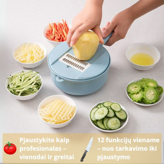 Daugiafunkcinis maisto pjaustytuvas – greitas ir patogus maisto ruošimas