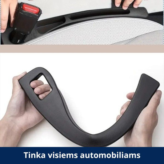 Universalus tarpo užpildas automobiliui – nebebus dingusių daiktų ir erzinančių garsų (2 vienetai)
