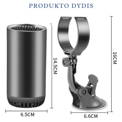 Automobilio stiklo šildytuvas su 360° laikikliu – akimirksniu pašalina rasą ir šaltį