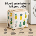 Sulankstoma didelė daiktų saugojimo dėžė – tvarka namuose be pastangų