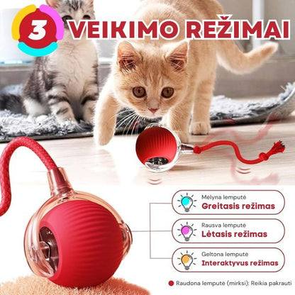 Interaktyvus kačių žaislas, reaguojantis į prisilietimą – linksmos akimirkos be nuobodulio