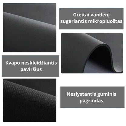 Super sugeriantis vandenį virtuvės kilimėlis