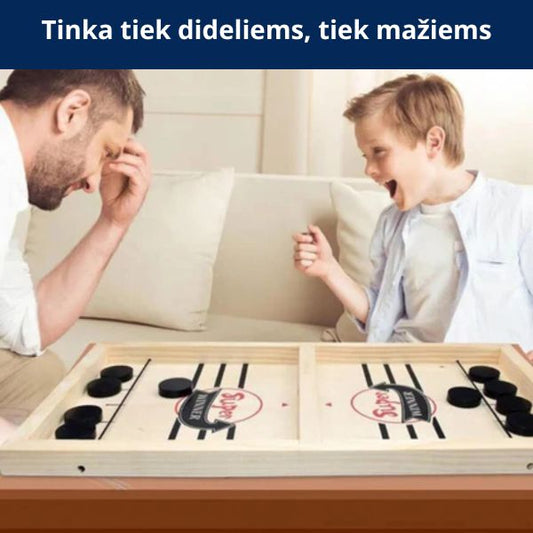 Interaktyvus stalo žaidimas su katapulta – linksmybės visai šeimai