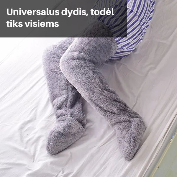 Ilgos šilumą sulaikančios kojinės – jaukumas ir komfortas visam kūnui