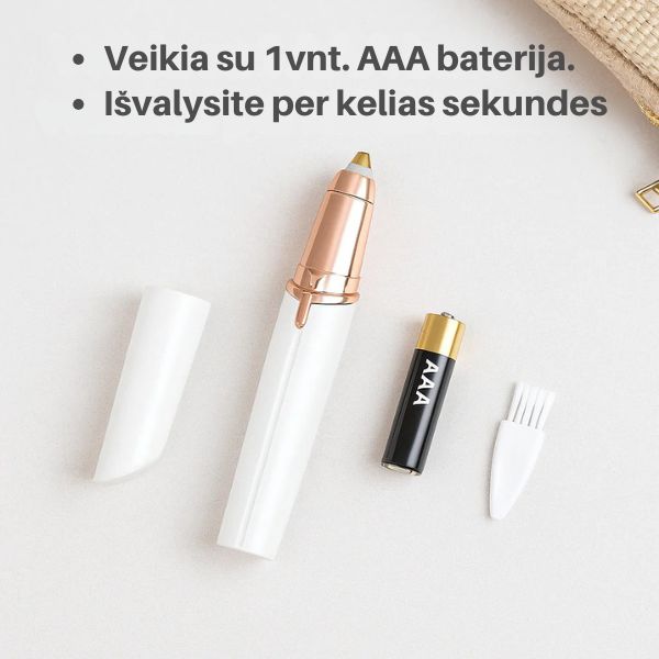 Prietaisas antakių formavimui ir plaukelių šalinimui