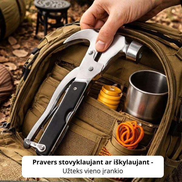 Daugiafunkcinis įrankis – visas įrankių rinkinys jūsų kišenėje