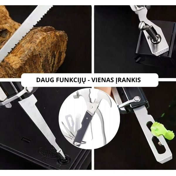 Daugiafunkcinis įrankis – visas įrankių rinkinys jūsų kišenėje