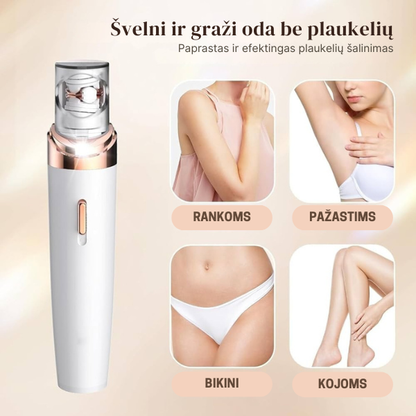 Viso kūno epiliatorius su LED šviesa – švelni ir ilgalaikė plaukelių šalinimo patirtis