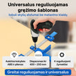 Reguliuojamas skylių gręžimo šablonas – išvenkite atstumo matavimo klaidų