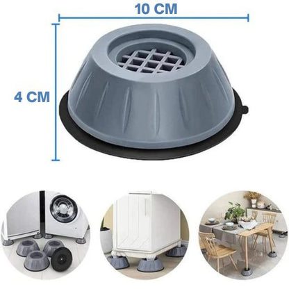 Antivibraciniai padukai skalbimo mašinai (pakuotėje yra 4 vienetai)