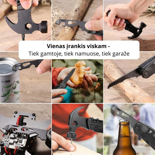 Daugiafunkcinis įrankis – visas įrankių rinkinys jūsų kišenėje