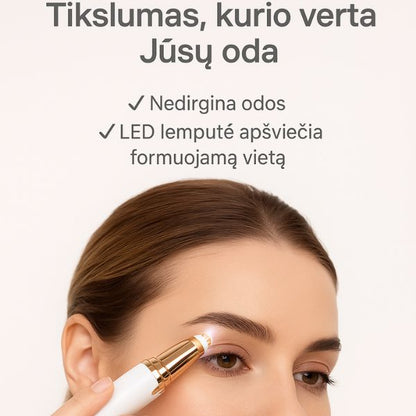 Prietaisas antakių formavimui ir plaukelių šalinimui