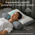 Ergonomiška pagalvė su kaklo atrama – ramesniam miegui be skausmo