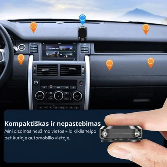 Sulankstomas magnetinis automobilio telefono laikiklis – saugus ir patogus naudojimas kelyje