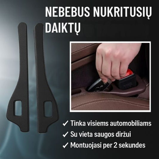 Universalus tarpo užpildas automobiliui – nebebus dingusių daiktų ir erzinančių garsų (2 vienetai)