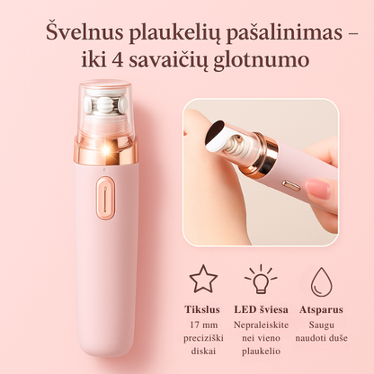 Viso kūno epiliatorius su LED šviesa – švelni ir ilgalaikė plaukelių šalinimo patirtis