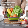 Sulankstomas virtuvės kiaurasamtis – taupo vietą ir palengvina kasdienį maisto ruošimą