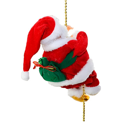 Muzikinis laipiojantis Kalėdų Senis – judanti dekoracija, magijai namuose