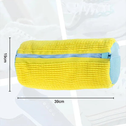 Skalbimo maišelis avalynei iš mikropluošto – saugus ir tylus batų skalbimas be pažeidimų