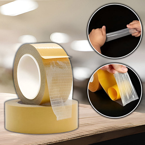 Dvipusė itin stipri daugkartinė lipni juosta – greitas tvirtinimas be gręžimo ir žymių (5 metrai)