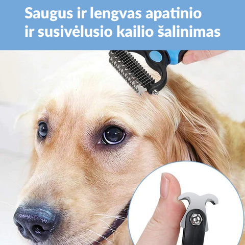 Universalus šepetys gyvūnams (tinka visiems gyvūnams)