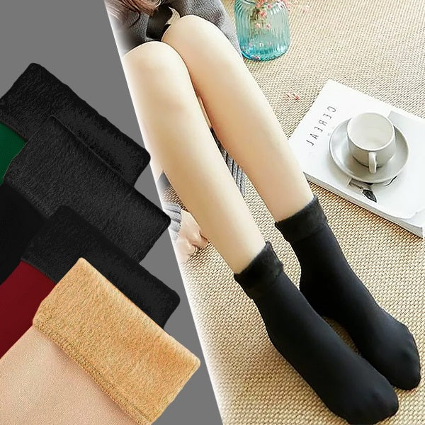 Minkštos termo kojinės su fliso pamušalu (komplektą sudaro 8 poros) – šiltos ir jaukios