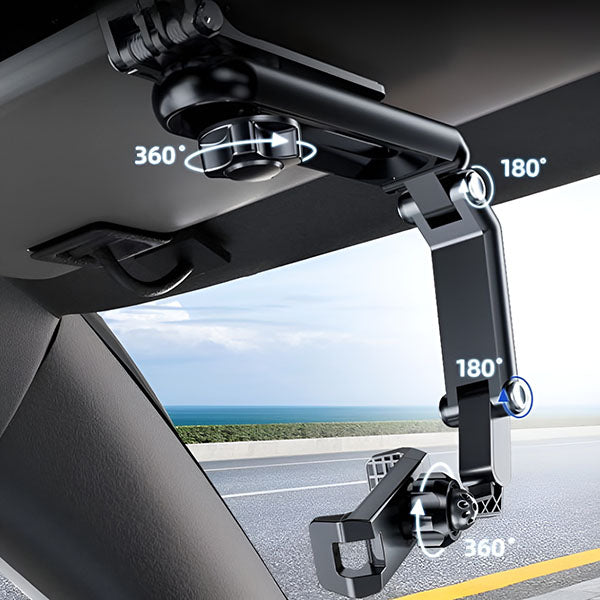 Automobilinis telefono laikiklis su 360° pasukimu – saugus ir patogus naudojimas bet kur
