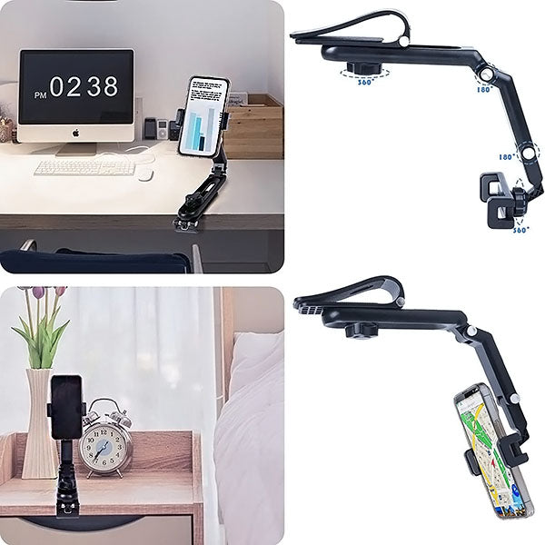 Automobilinis telefono laikiklis su 360° pasukimu – saugus ir patogus naudojimas bet kur