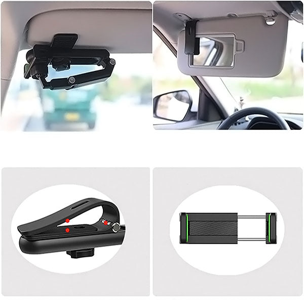 Automobilinis telefono laikiklis su 360° pasukimu – saugus ir patogus naudojimas bet kur