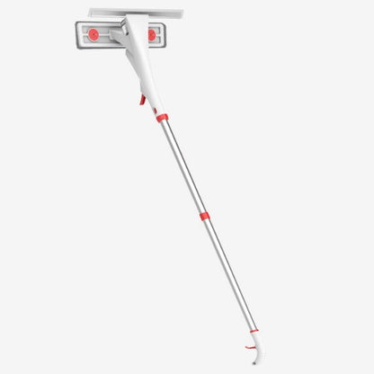 Langų valymo įrankis su teleskopine rankena – švarūs langai be kopėčių ir be dryžių