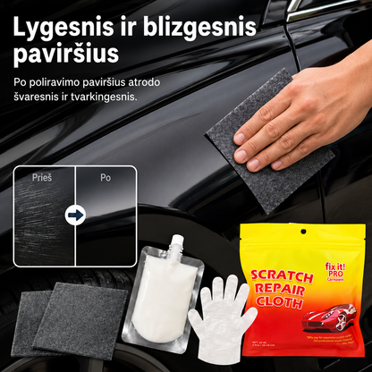 Automobilio įbrėžimų šalinimo rinkinys – nuotrauka 4