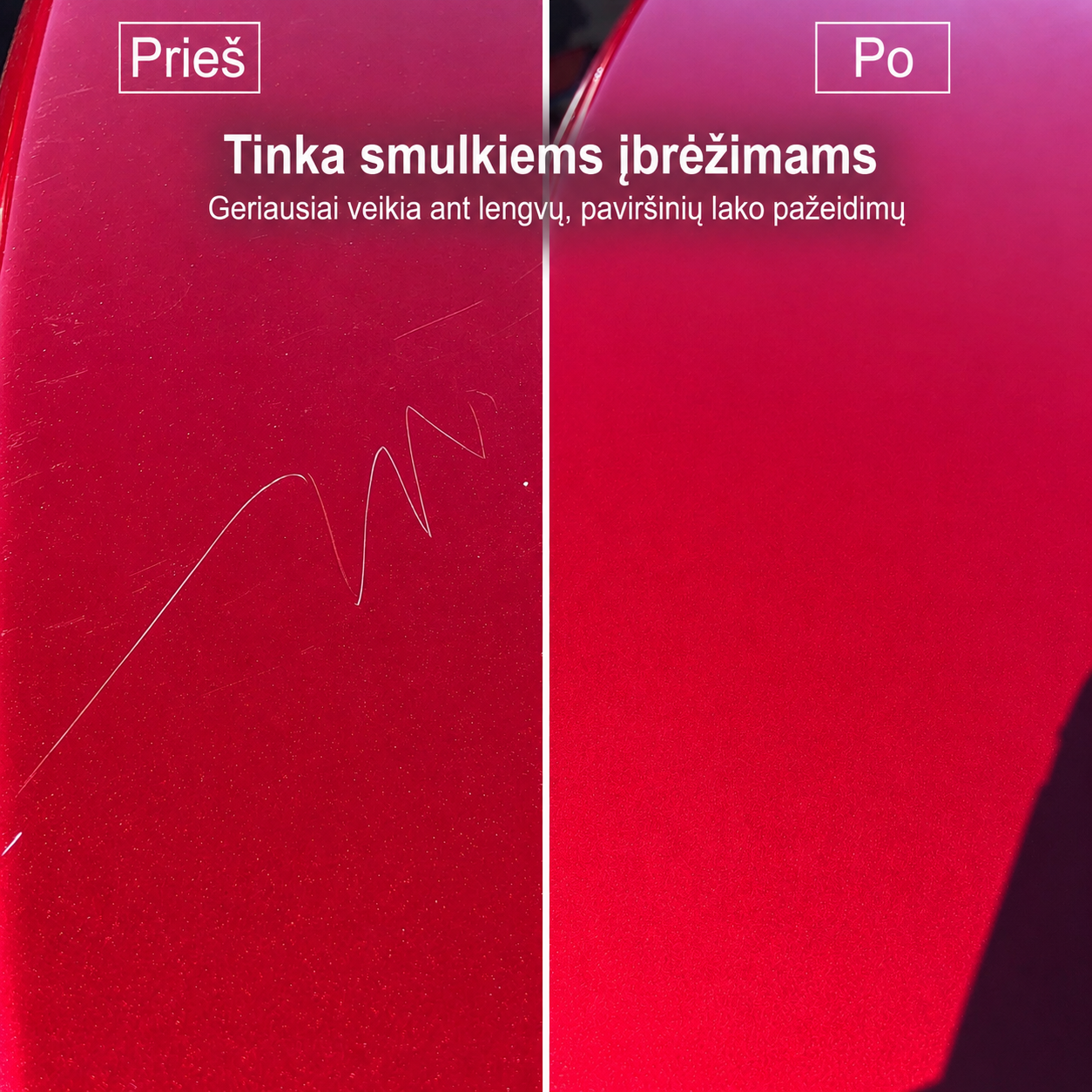 Automobilio įbrėžimų šalinimo rinkinys – nuotrauka 6