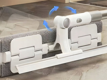 Langų ir grindų šluota du viename su mikropluoštu ir nubraukėju – švara be dryžių ir vargo