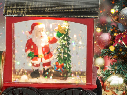 Kalėdinė LED dekoracija „Kalėdinis traukinukas“ – švytintis Kalėdų stebuklas tavo namuose