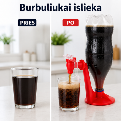 Gėrimų dozatorius gazuotiems gėrimams (tinka 2 l buteliams)