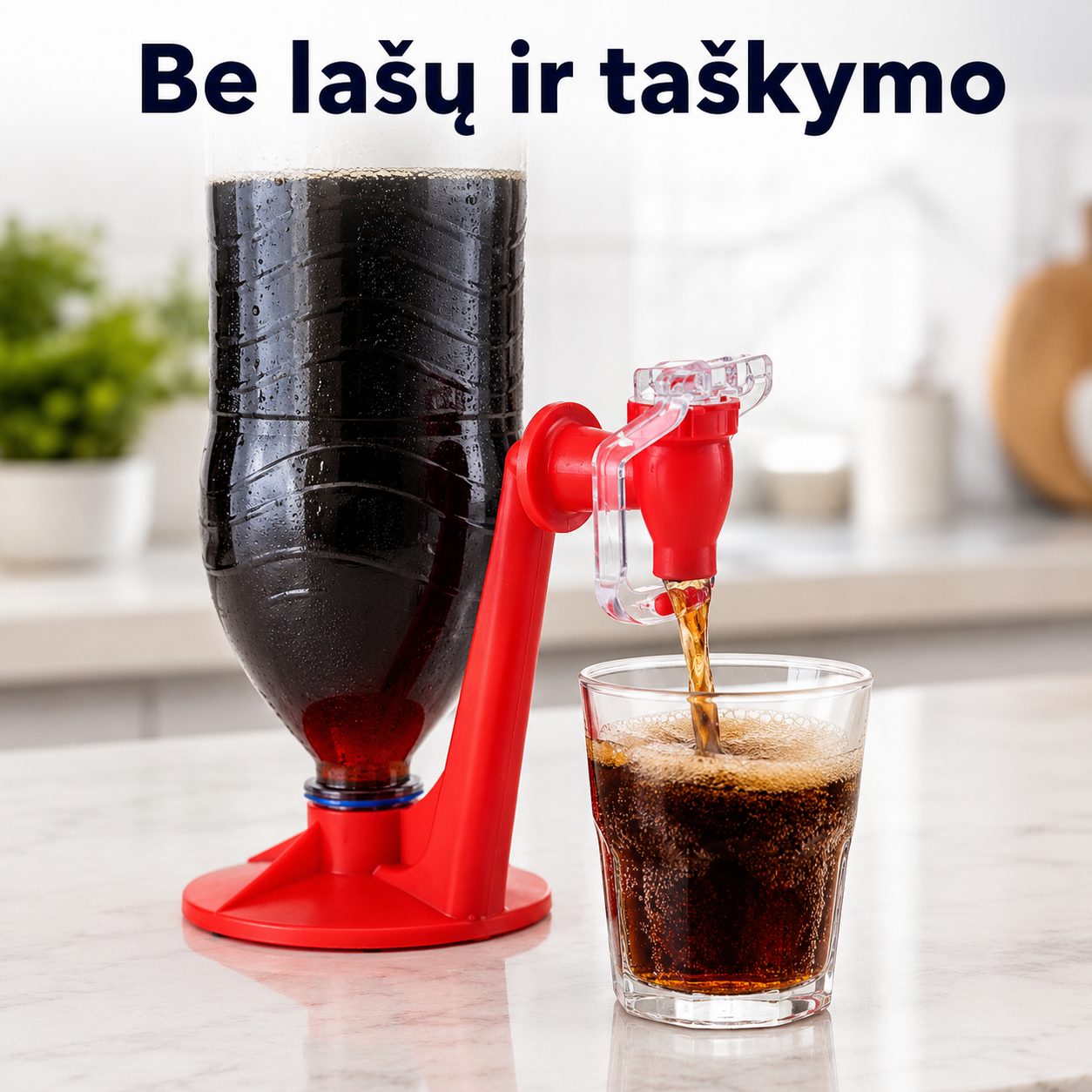 Gėrimų dozatorius gazuotiems gėrimams (tinka 2 l buteliams)