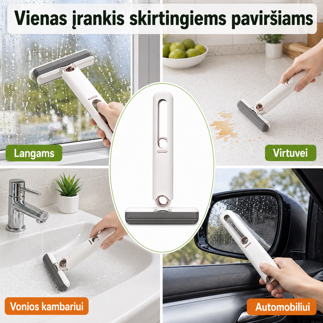Mini šluostė su gręžtuvu – greitas paviršių valymas be šlapių rankų