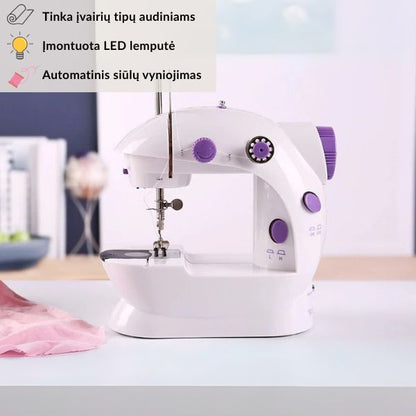 Elektrinė mini siuvimo mašina