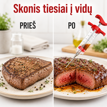 Skonis tiesiai į vidų