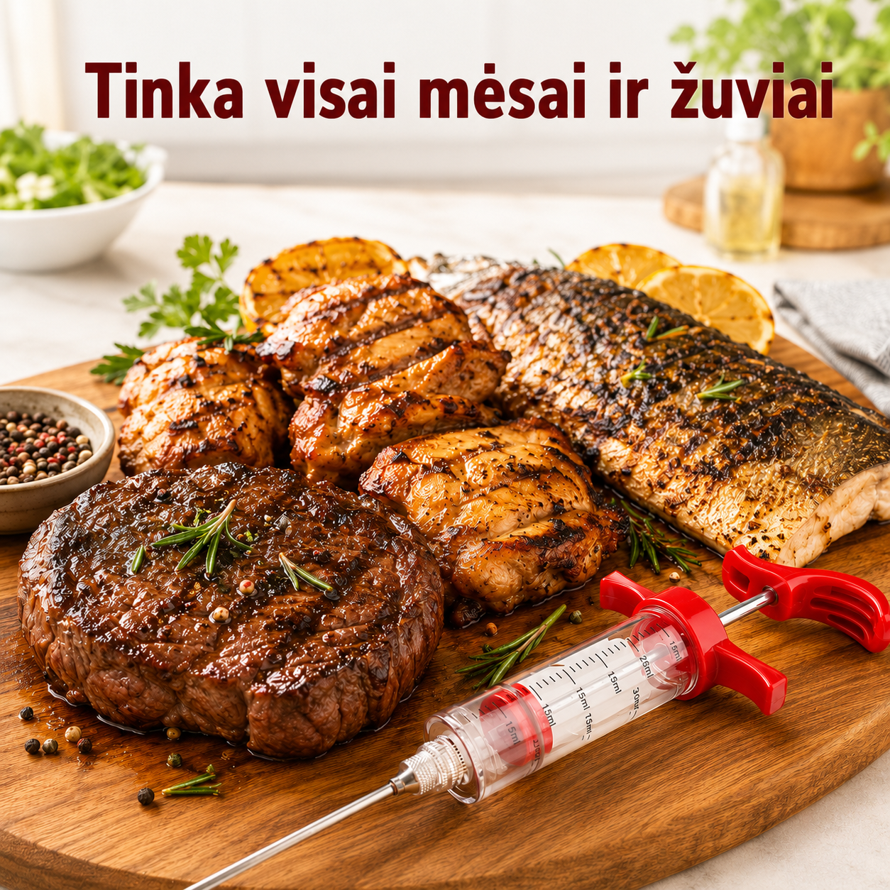 Tinka visai mėsai ir žuviai