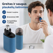 Įkraunamas nosies ir ausų plaukelių trimeris – tvarkinga išvaizda be skausmo
